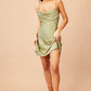 ROBE MINI FRENCH KISS - OLIVE