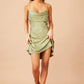 ROBE MINI FRENCH KISS - OLIVE