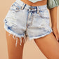 SHORTS EN DENIM DAISY - BLEU