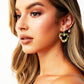 BOUCLES D'OREILLES WAKE ME SOFTLY - VERT