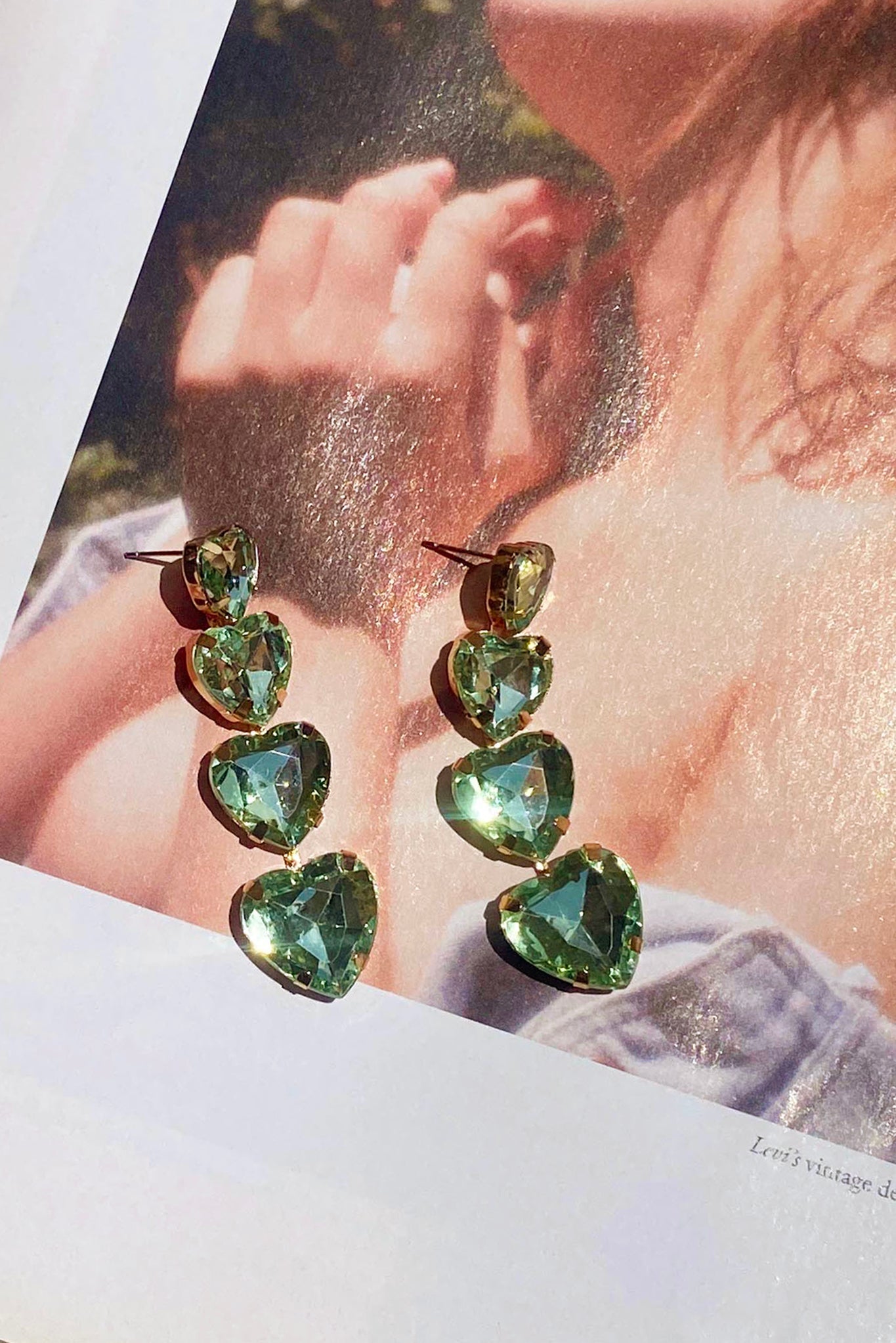 BOUCLES D'OREILLES DAY OF LOVE - VERT